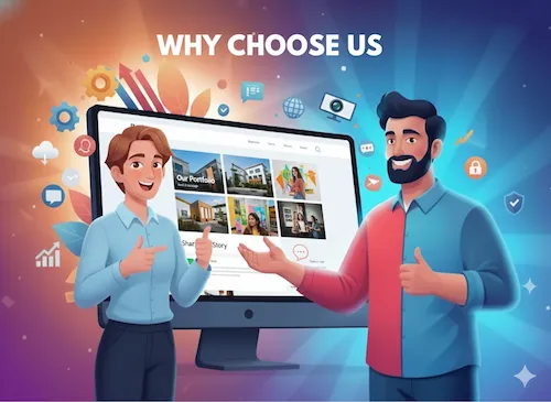 Why choose our business website design and development service - successful partnership with happy clien